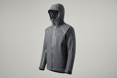 Waterproof seam-sealed tech jacket